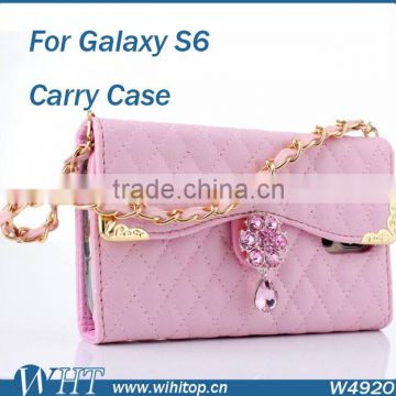 Wholesale Mobile Phone Case for Galaxy S6, Women Style for Galaxy S6 Fancy Cell Phone Case