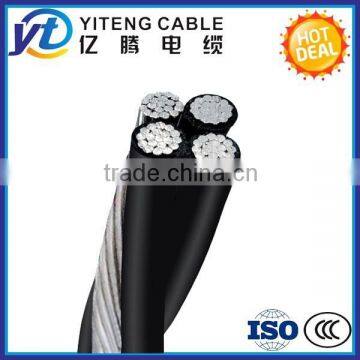 Factory Supply Aluminium Phase Conductor and Neutral/ Messenger Conductor ABC Aerial Bundle Cable