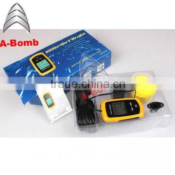 Fishing reduisite tool Portable Fish Finder Depth Sonar Sounder Alarm Transducer Fishfinder sonar