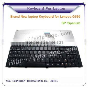 Brand New SP/ Spanish layout notebook keyboard for lenovo G560 black