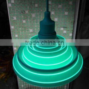 Chinese importers Silicone braided wire cord for pendant lampshade with canopy