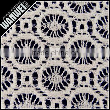 6 Discount Hot Sales High Quality Heavy Fabric Big Lace Design Multi Color White and Pink Guipure Long Dress Lace 7055 photo-3