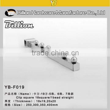 YB-C019fashion square tube cloth display hook