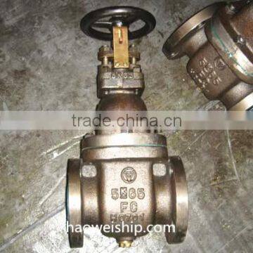 JIS F7363 5K Marine Cast Iron Gate Valve