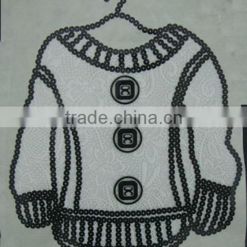 custom sequins iron on clothes applique for garments