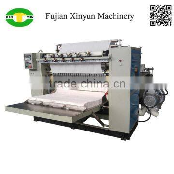 Full automatic facial tissue paper embossing machine