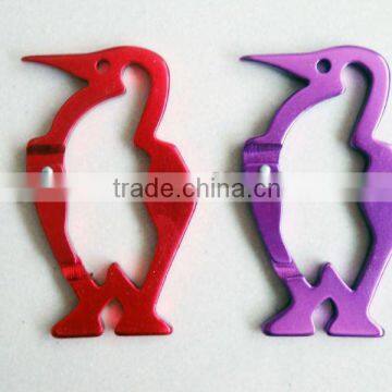 PENGUIN SHAPE ALUMINUM CARABINER