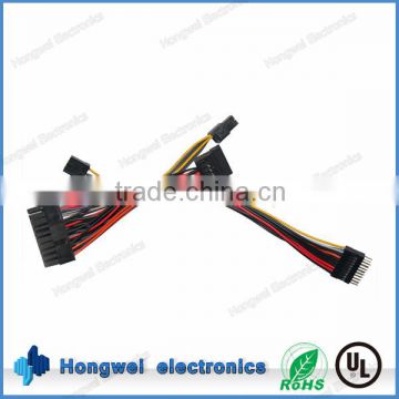 Molex 4.2 male and female to Dupont 2.54 20pin and SMP 2.5 customized cable assembly