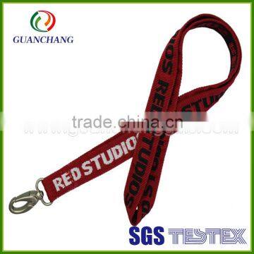 high quality jacquard lanyard with name badge holder