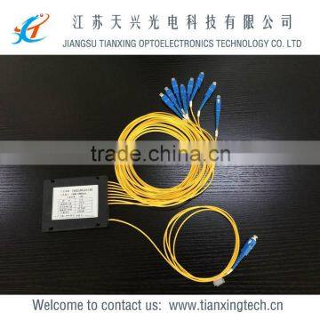 8 port SC UPC 2.0mm ABS box PLC splitter