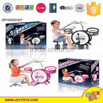 Play At Home Super Cool Plastic Toy Drum Set For Children