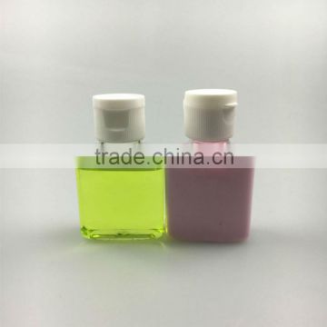 2016 new design 30ml hotel shampoo bottle, 30ml shampoo plastic bottle, hand sanitizer bottle