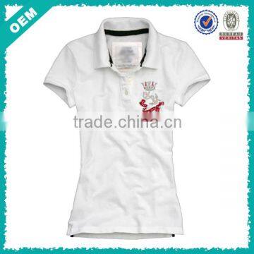 Wholesale High Quality Custom Logo OEM Fashion Polo Shirts for Women (lyt010121)