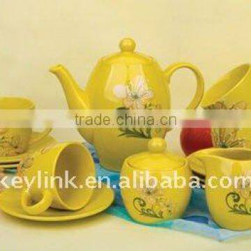 decal printing ceramic coffee set