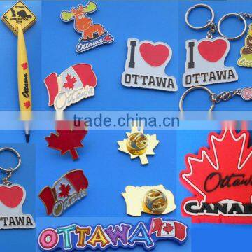 Canada Maple Lapel Pins, Canada Rectangle Flag Metal Badge photo-5