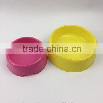 Custom wholesale high quality Pet water feeder bowl good quality cheap plastic round bowl for dog and cat