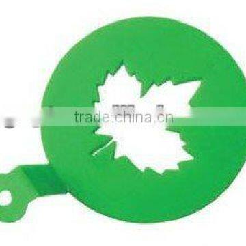 Holiday cake decoration leaf plastic cake stencil