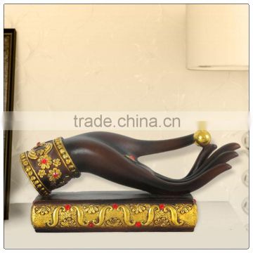 Beautiful Buddha hand for home decoration , resin statue