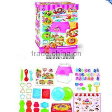 3D DIY children play set high quality plasticine modeling clay