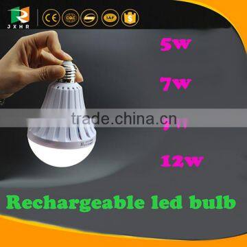 Energy saving 7w led emergency charging bulb light