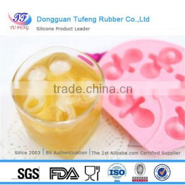 2015 new design custom diamond ring silicone ice cube tray homemade