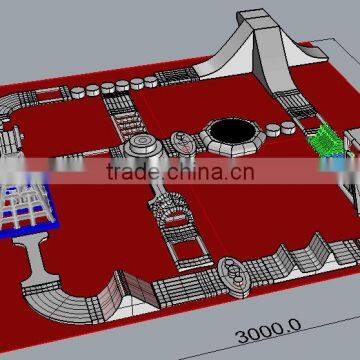 QiHong Bouncia New Inflatable Water toys For sale giant inflatable water park