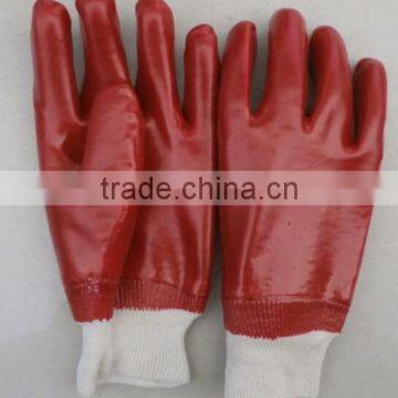 South Africa popular Red PVC fully coated glove