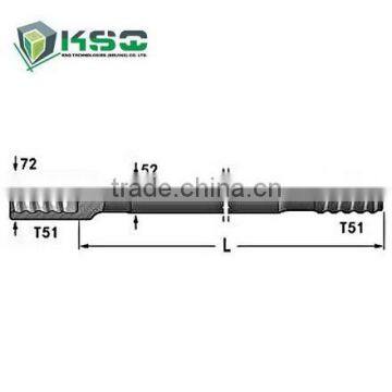 High Strength Self Drilling Threaded Drill Rod T51 21.5mm 6 Inch photo-4