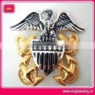 High quality metal animal shaped badge