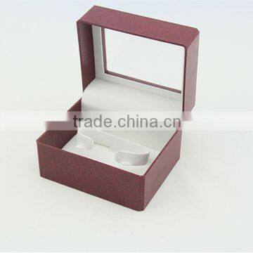 Rectangle Plastic Jewelry Box with Clear Window (SJ-9021)