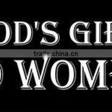 Gods Gift To Woman Photo License Plate