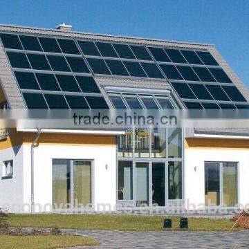 Econova light steel prefabricated houses with solar system on the go