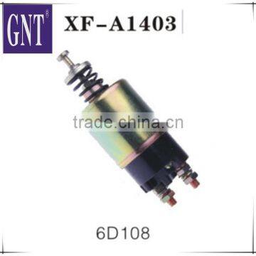 excavator parts 6d108 magnetic switch 24V