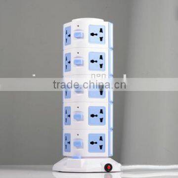 Universal Outlet Electric Extension Vertical Stand Socket 250v 10a photo-3