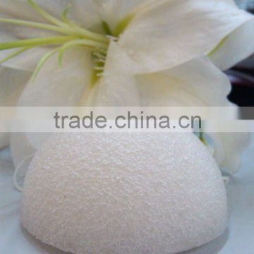 Amazing soft massage konjac sponge ,semi-round