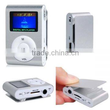 hot 2gb 4gb clip mp3 player with FM radio LCD display screen                        
                                                Quality Choice