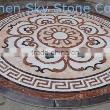 sky11 medallion design water jet marble