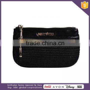 lip shaped cosmetic bag satin cosmetic bag