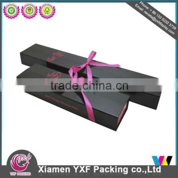 Hair Extension packaging box natural hair subscription box human weft hair beauty works packaging box design angled