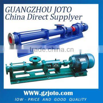 china made high quality single food grade screw pump