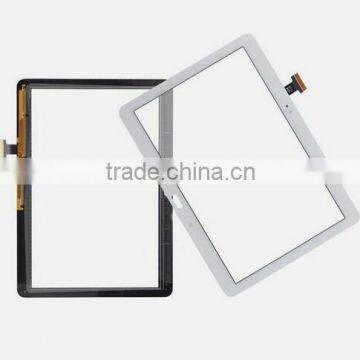For Samsung Galaxy Note 10.1 P600 SM-P600 White Touch Screen Panel Digitizer Glass Lens Repair Replacement Parts