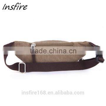 2016 outdoor waist bag fashionable classical canvas waist leg bag