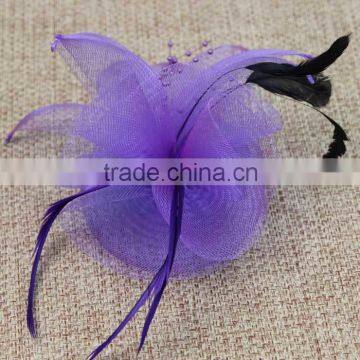 Hair Clips Lady Girls Kids Hat Fascinator Feather Nice Lovely Hair Accessories Decor photo-5