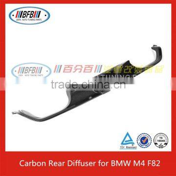 V Style 3 Series F82 M4 Carbon Rear Diffuser For BMW F80 F82 14-15