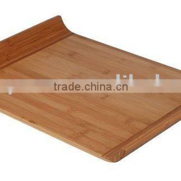 eco-friendly bamboo barware food serving tray