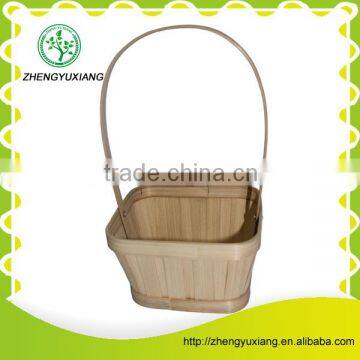 Handmade High Quality Bamboo Basket With Handle for Wholesale photo-2