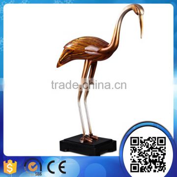 Wholesale china style bird craft statues ,crane resin sculpture for home decoration