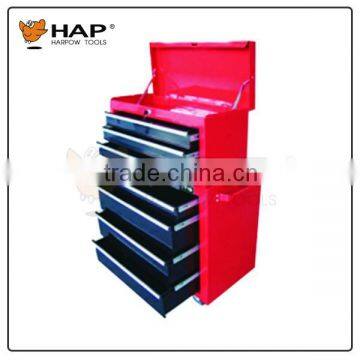 Drawer type removable metal tool box roller cabinet