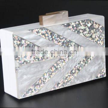 Clutch bag acrylic evening bags clear acrylic clutch bag