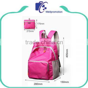 Promotional customized children foldable backpack / school bags backpack for girls                        
                                                                                Supplier's Choice